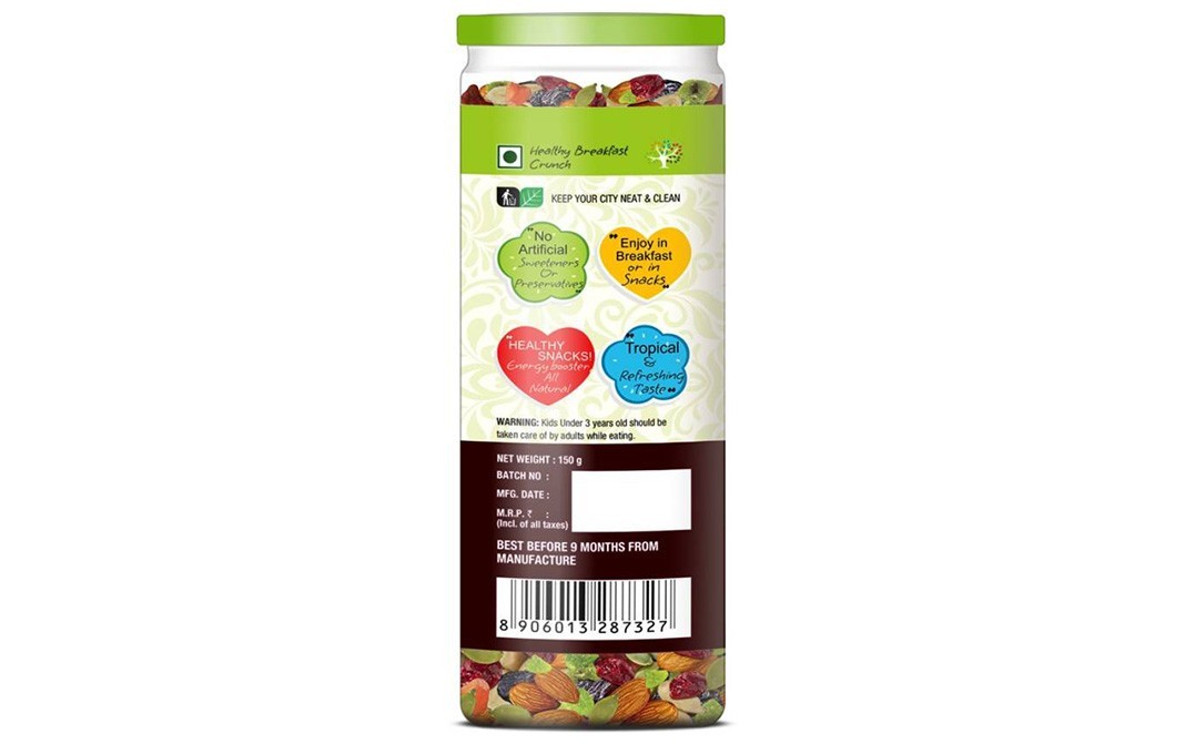 NourishVitals Seed & Fruit Mix Exotic Blend   Jar  150 grams